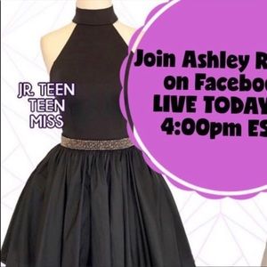 Sherri Hill Beaded Waist Short Dress